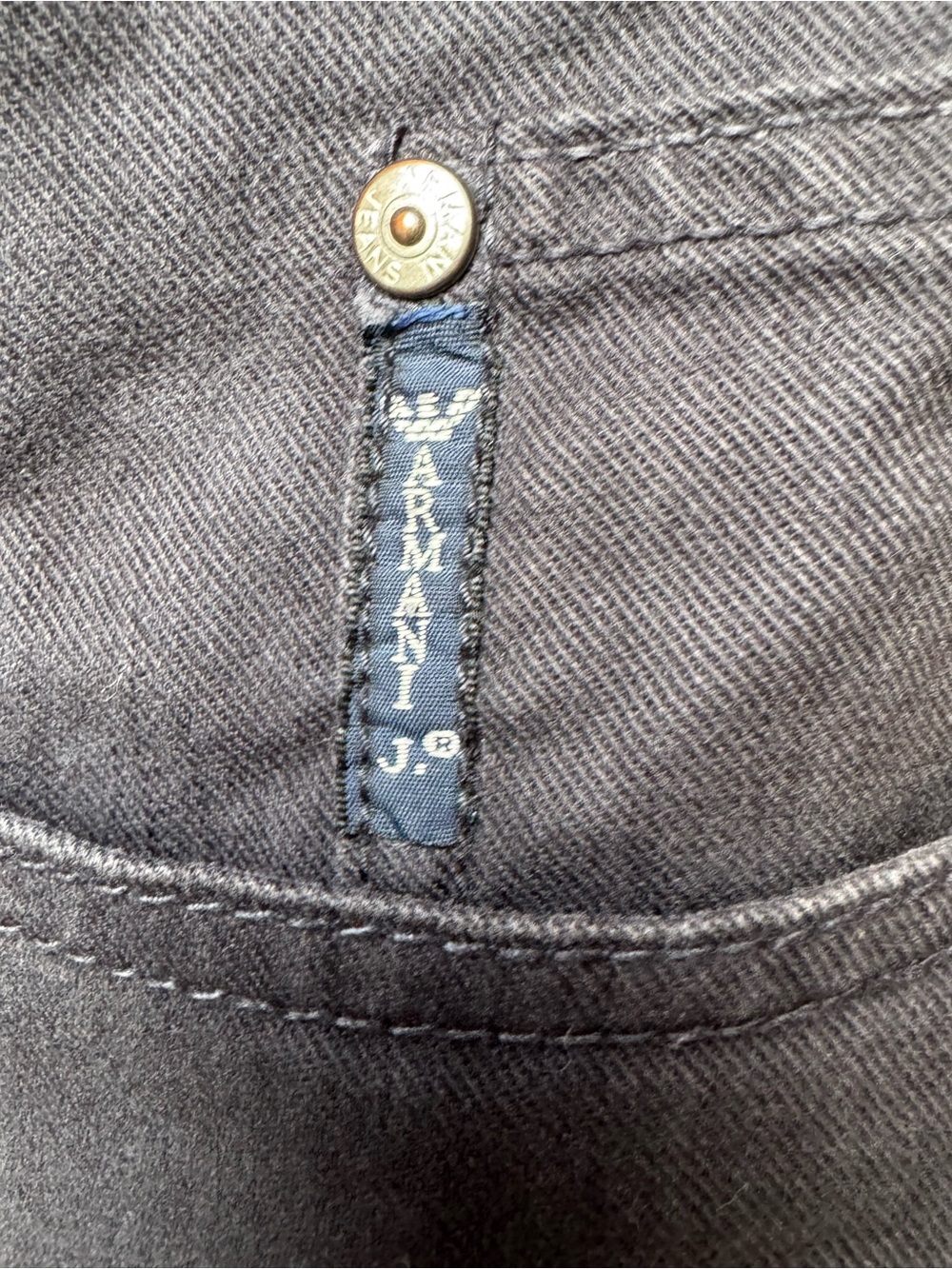 Armani J21 regular fit Gray denim jeans size 34x34 - Picture 5 of 10